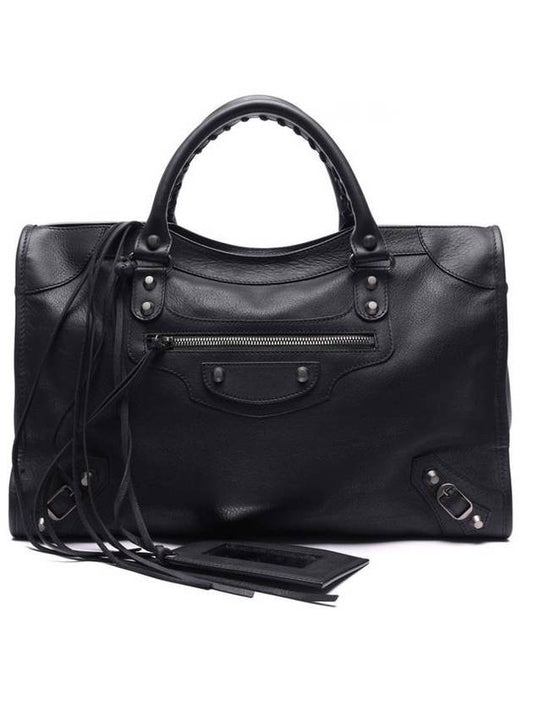 Luxury Balenciaga  WoMen's Classic Motor City Tote Bag Black
