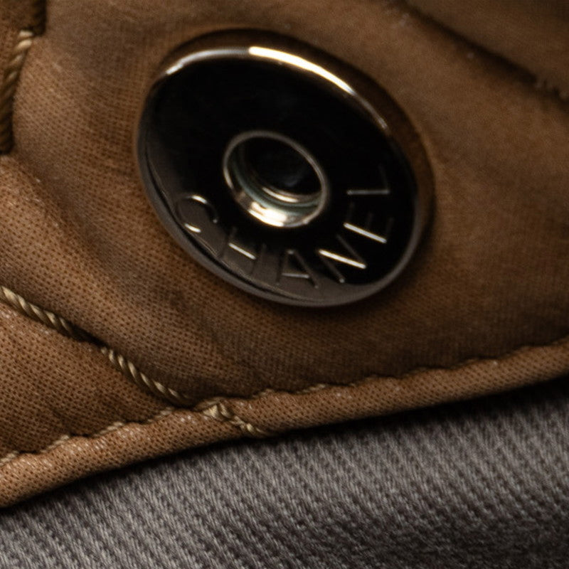 Chanel Matrases Coco Chain Tote Bag Shoulder Bag Beige   CHANEL