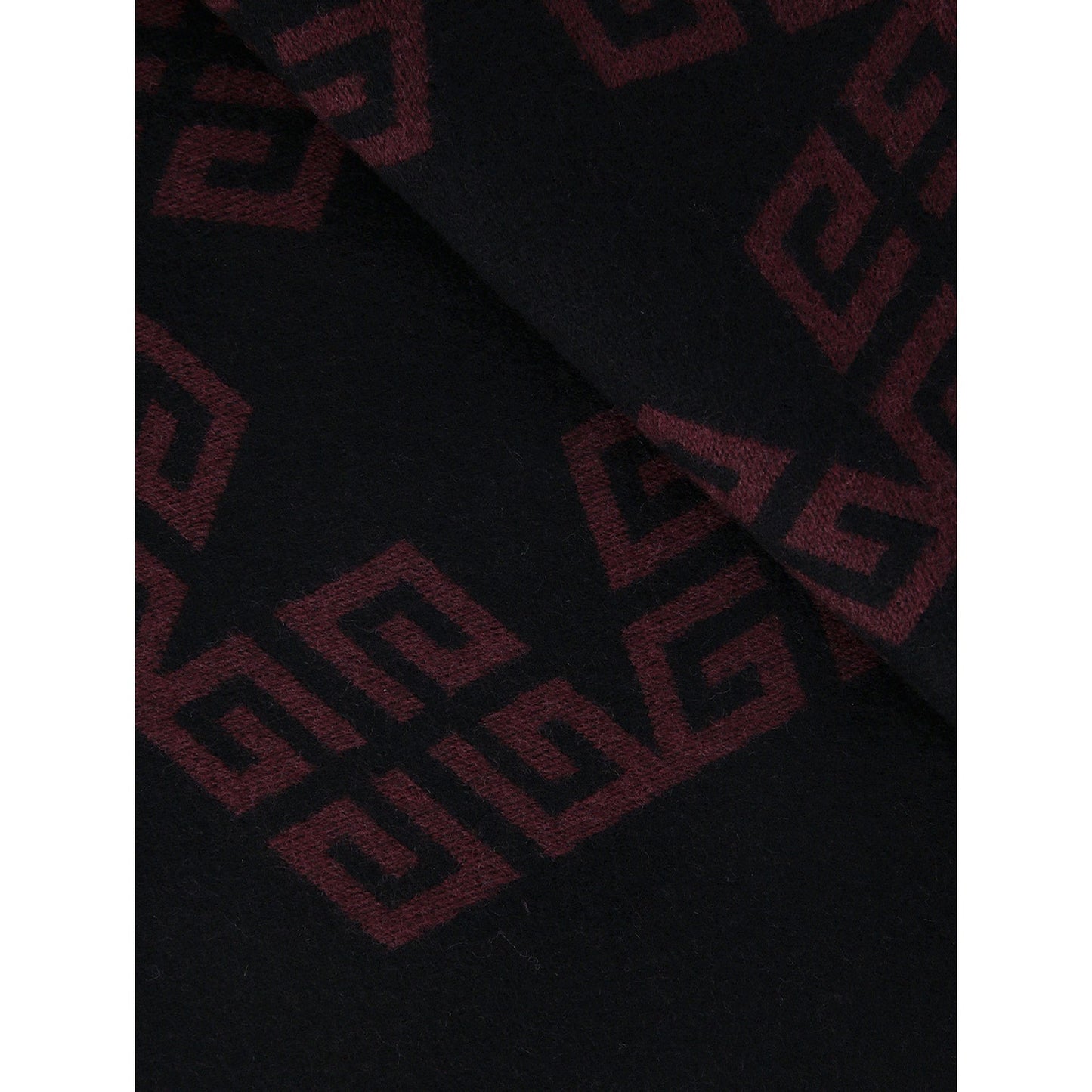 Givenchy Wool Logo Scarf Men