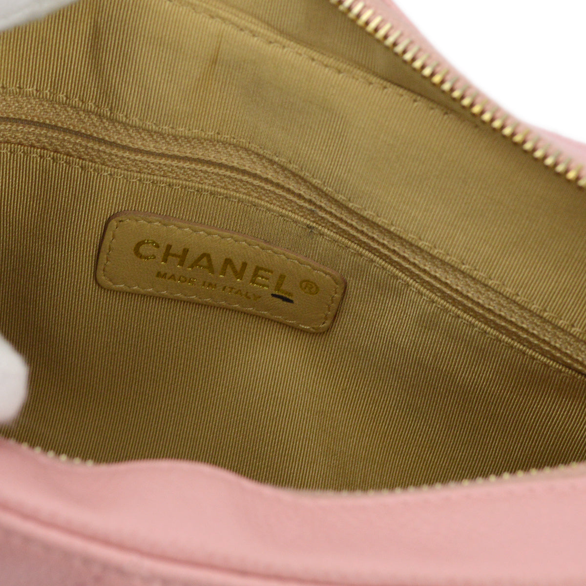 Chanel Pink Caviar Hobo Shoulder Bag