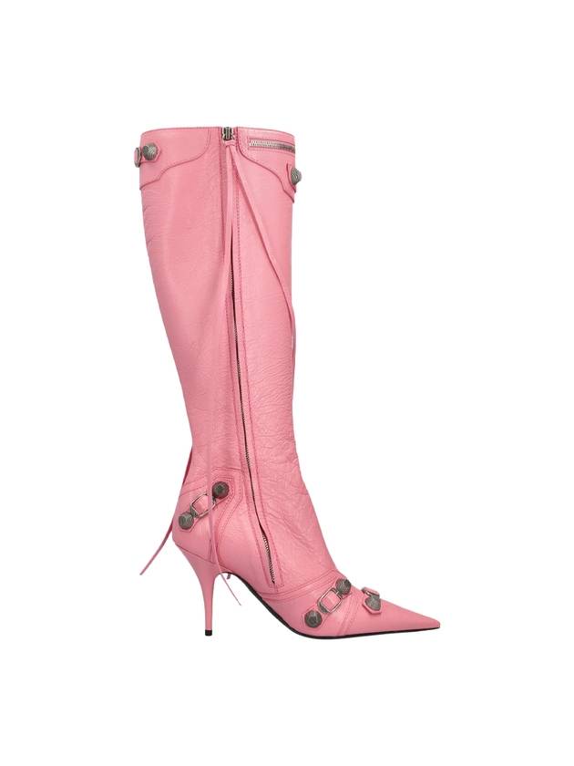 Luxury Balenciaga  cagolian long boots pink