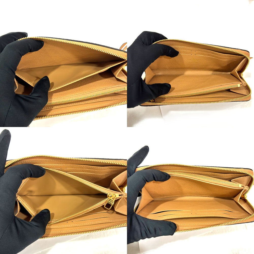Louis Vuitton Portefolio Claimans M81460 Bi-colour Monogram Amplant Arizona Long Wallet Wallet