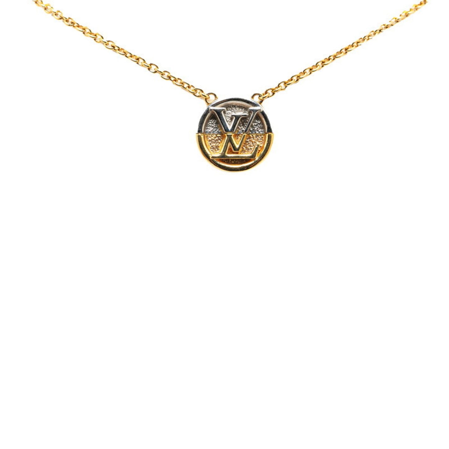 Louis Vuitton Monogram  Plating Metal Necklace