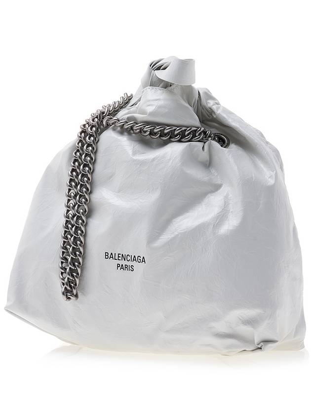 Luxury Balenciaga  WoMen's Crush Small Tote Bag Optic White