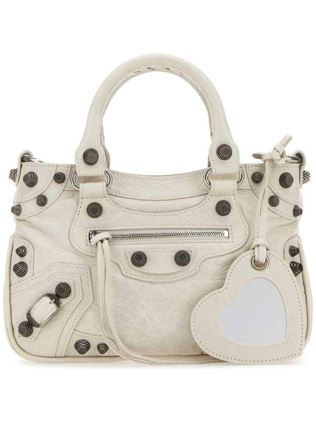 Luxury Balenciaga  Neo Cagole Small Tote Bag Ivory