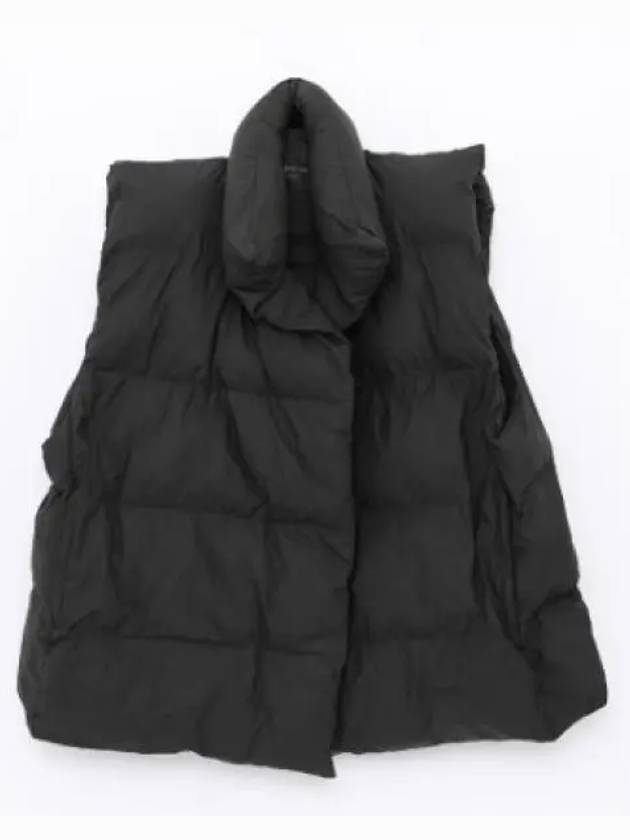 Luxury Balenciaga  Wrap Puffer Padded Vest Black