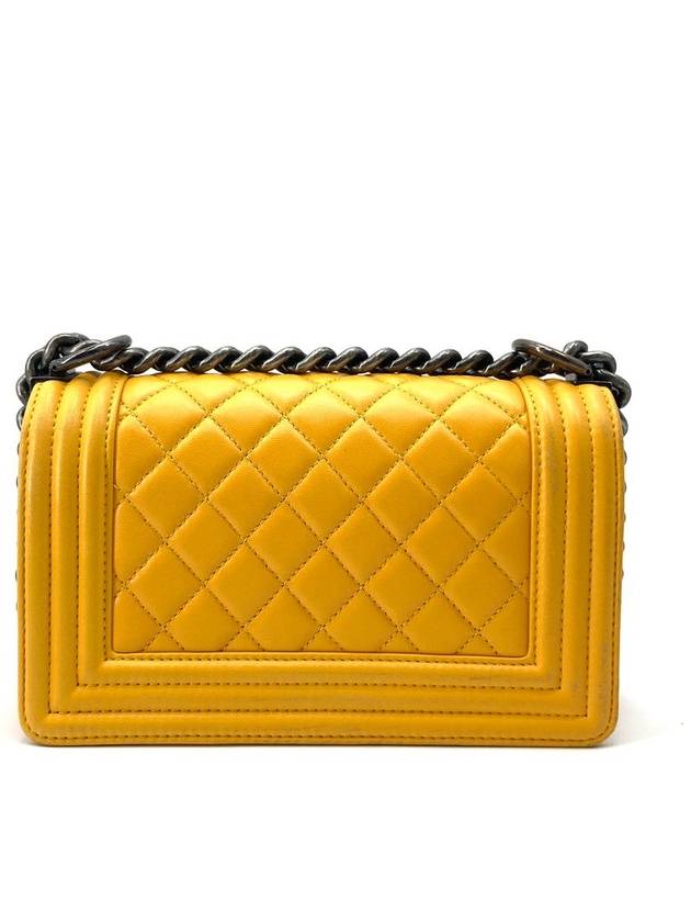 Lambskin Boy Bag Small Chanel