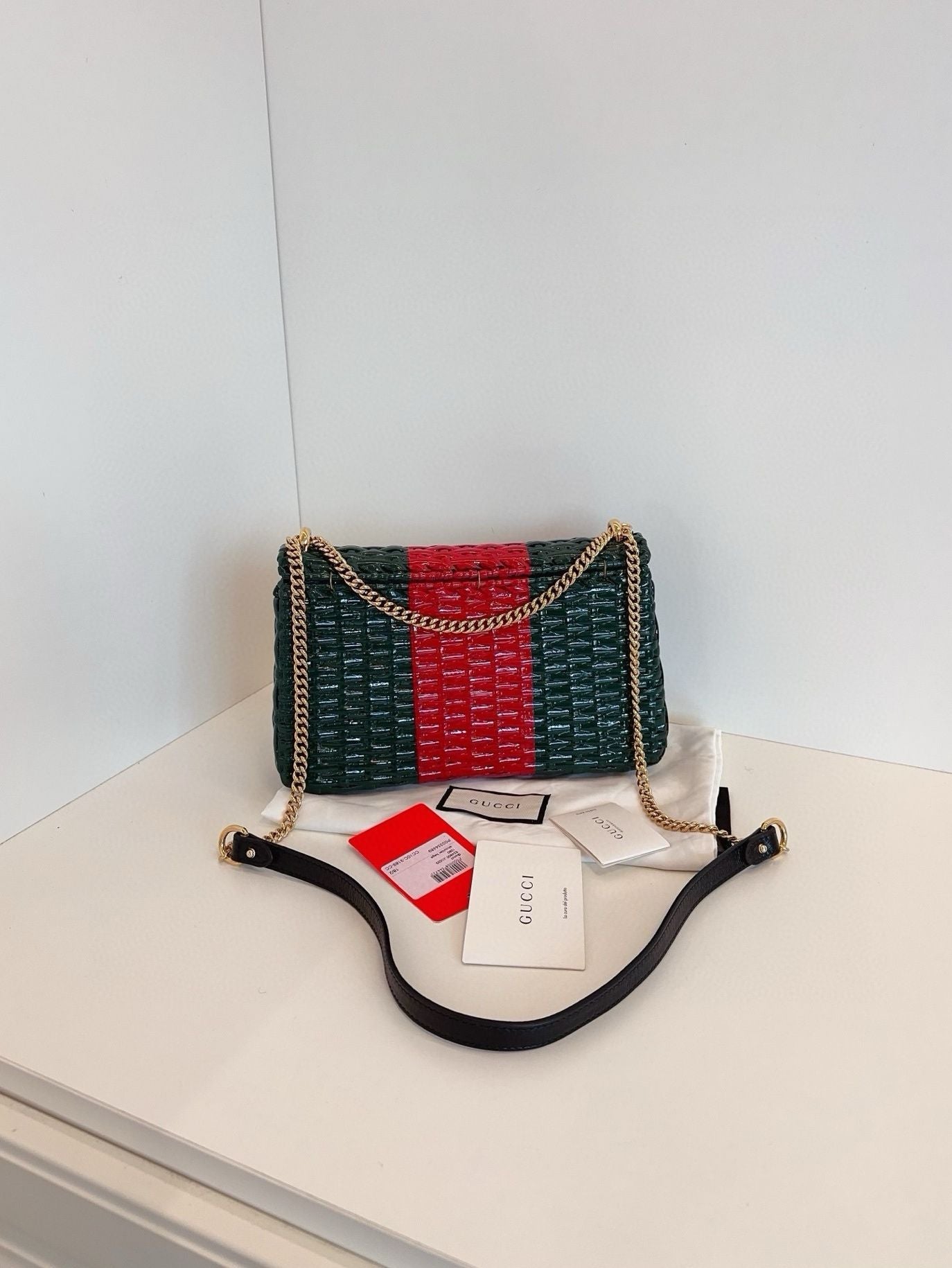 Gucci chain Bag Red& green **cm