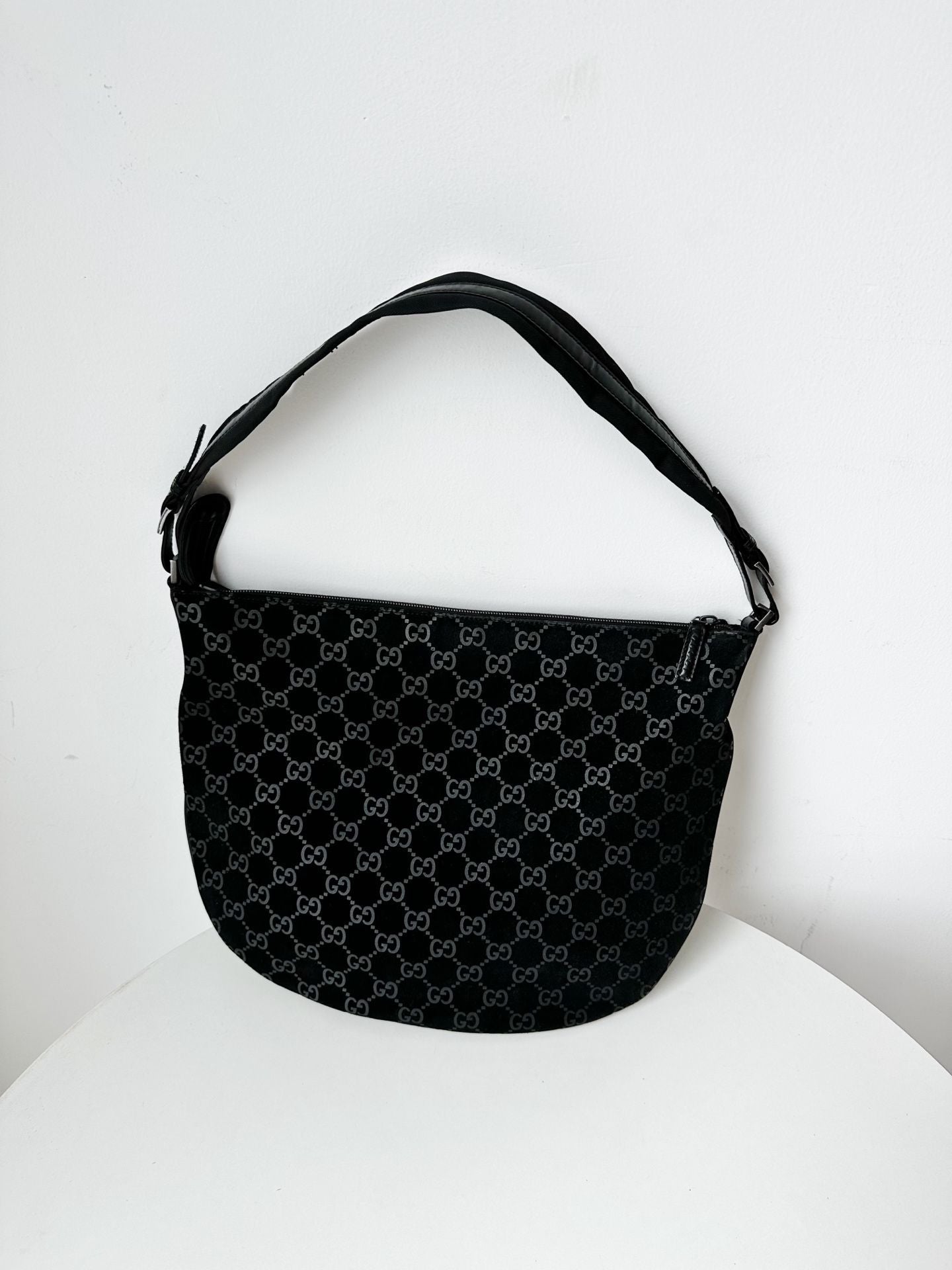 Gucci suede bag black *cm