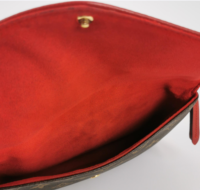 Preloved Louis Vuitton (LV) Twice Bag Red 250207781053054