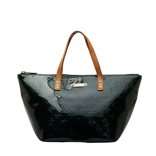 Louis Vuitton Monogram Verney Belvue PM Handbag M93671 Blue New Green Patent Leather  Louis Vuitton