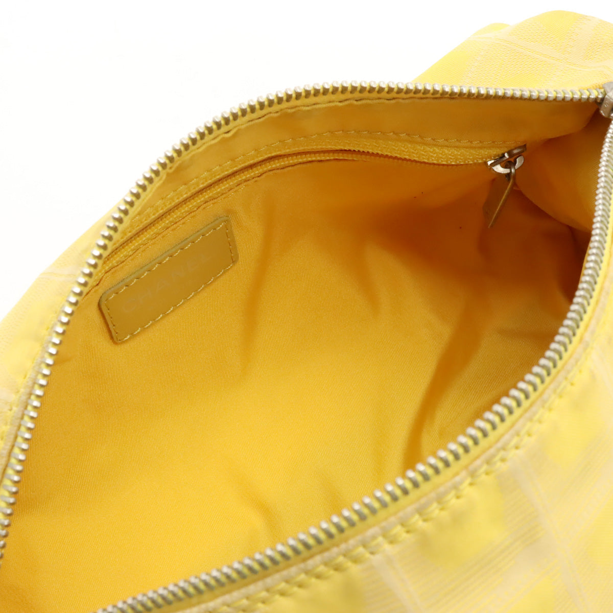 Chanel New Loveel Line Mini Roller Bag Body Bag Nylon  Leather Yellow A17669