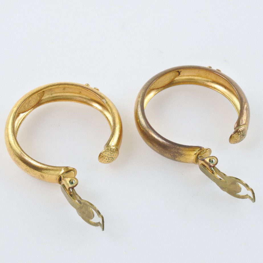 Chanel Chanel Earring Coco Hoop G   1994 Gold 29  19g  Earring