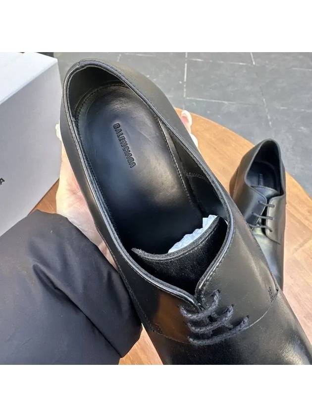 Luxury Balenciaga  Work Lace-Up Derby Black