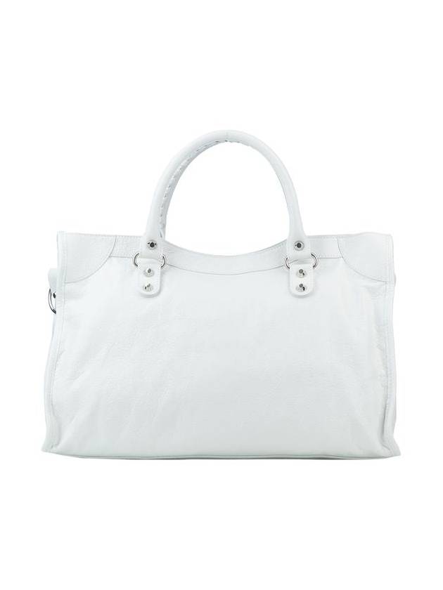 Luxury Balenciaga  Le City Medium Bag White