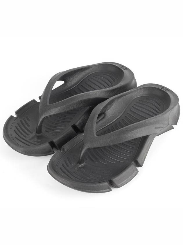 Luxury Balenciaga  Flip flop slippers black 36 230