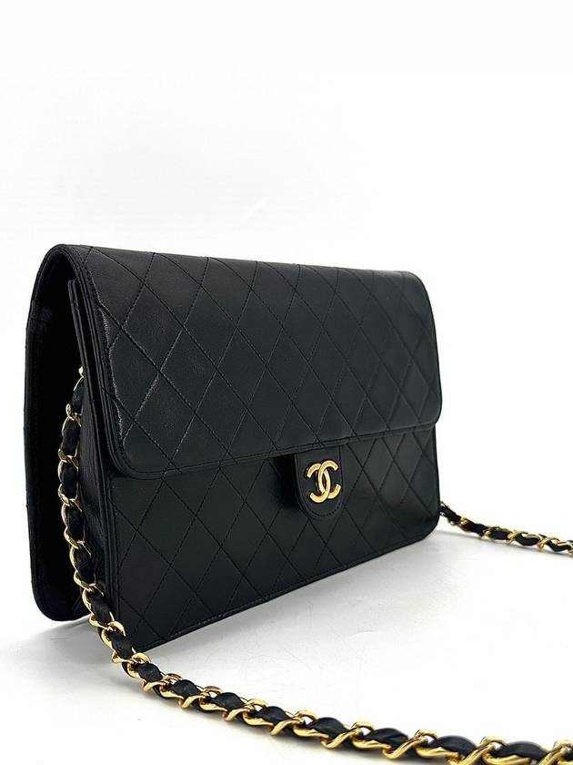 Matrace Lambskin Flap Shoulder Bag Chanel
