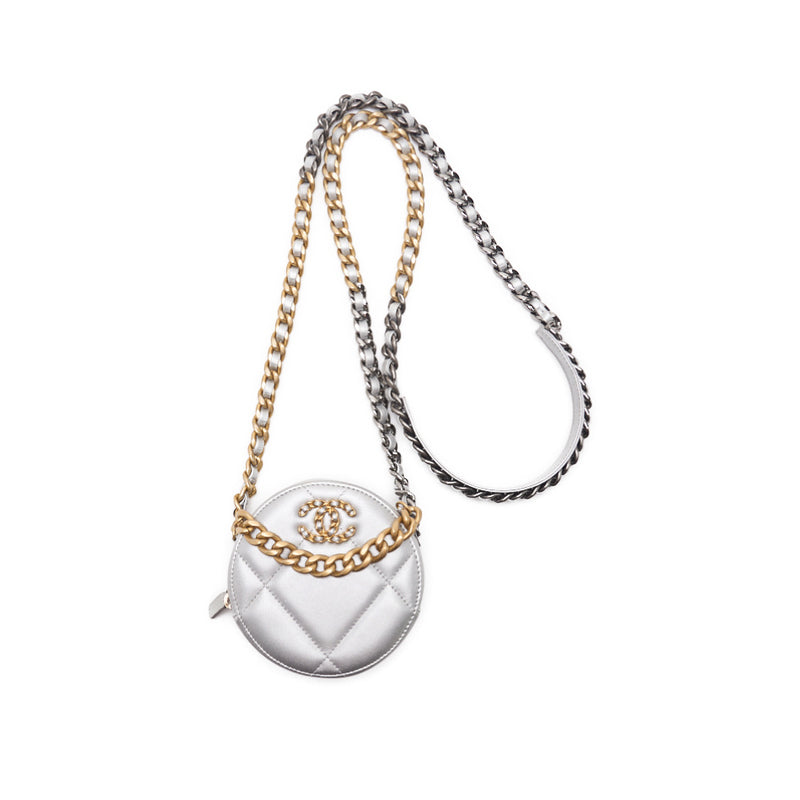 CHANEL 【CHANEL】 CHANEL 19 Matrasse Chain Shoulder  Silver (g  silver gold) Tote Bag  Stunt Bag  Hybrid 【 Ship】  Online