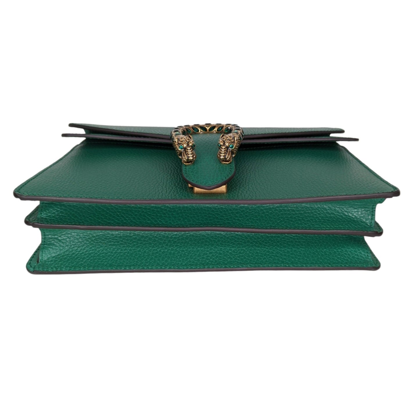 Gucci Emerald Green Leather Dionysus Shoulder Bag