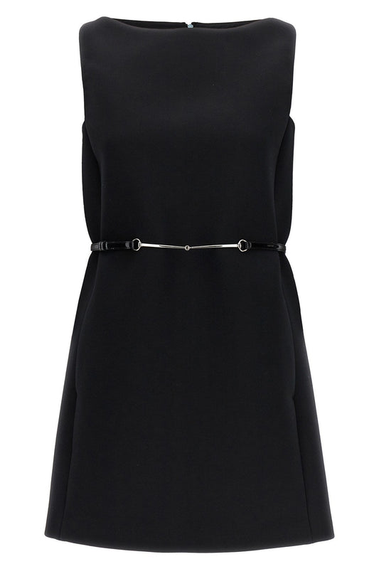 Gucci Women Horsebit Belt Dress