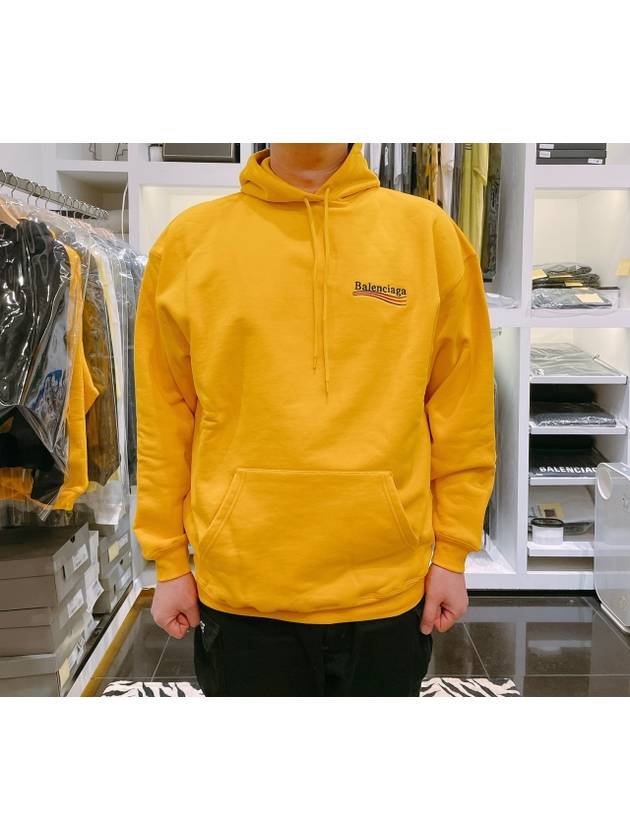 Luxury Balenciaga  Wave Logo Hoodie Yellow