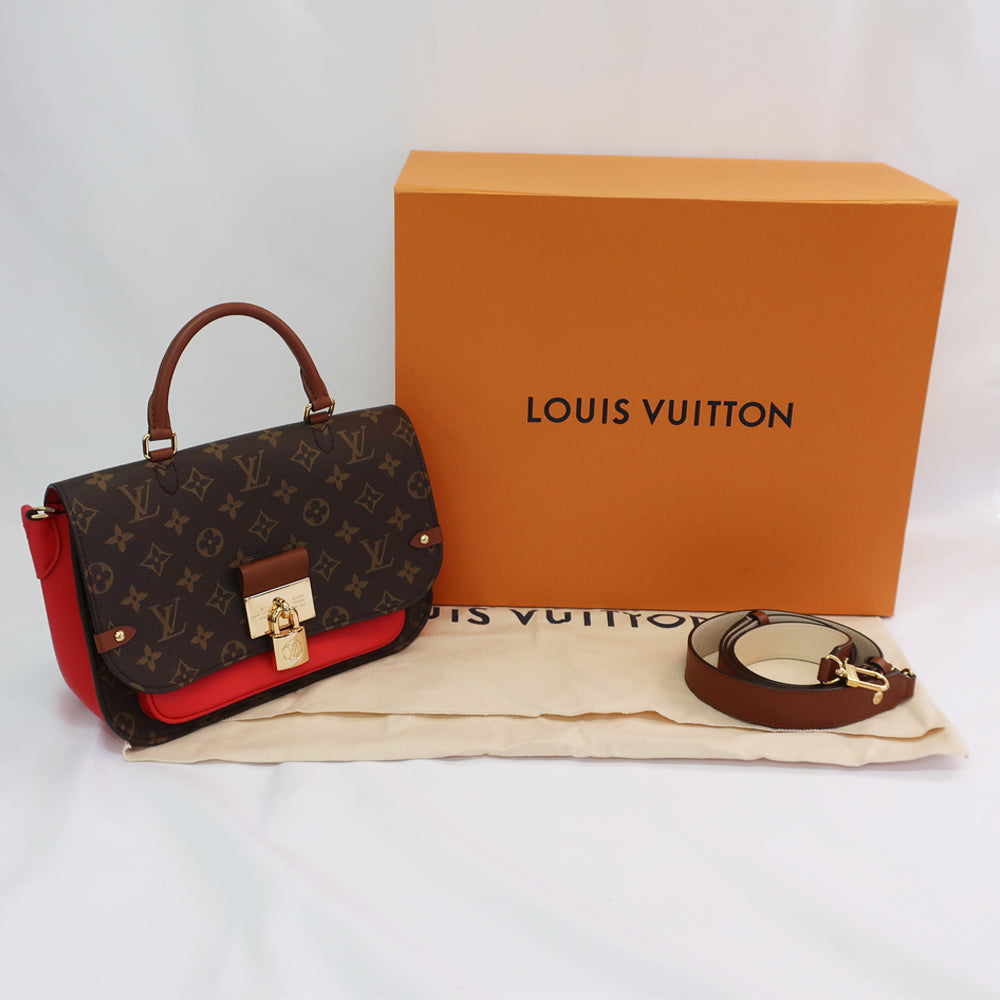 Louis Vuitton PM Monogram M44548 Handbag Shoulder 2WAY G Gold
