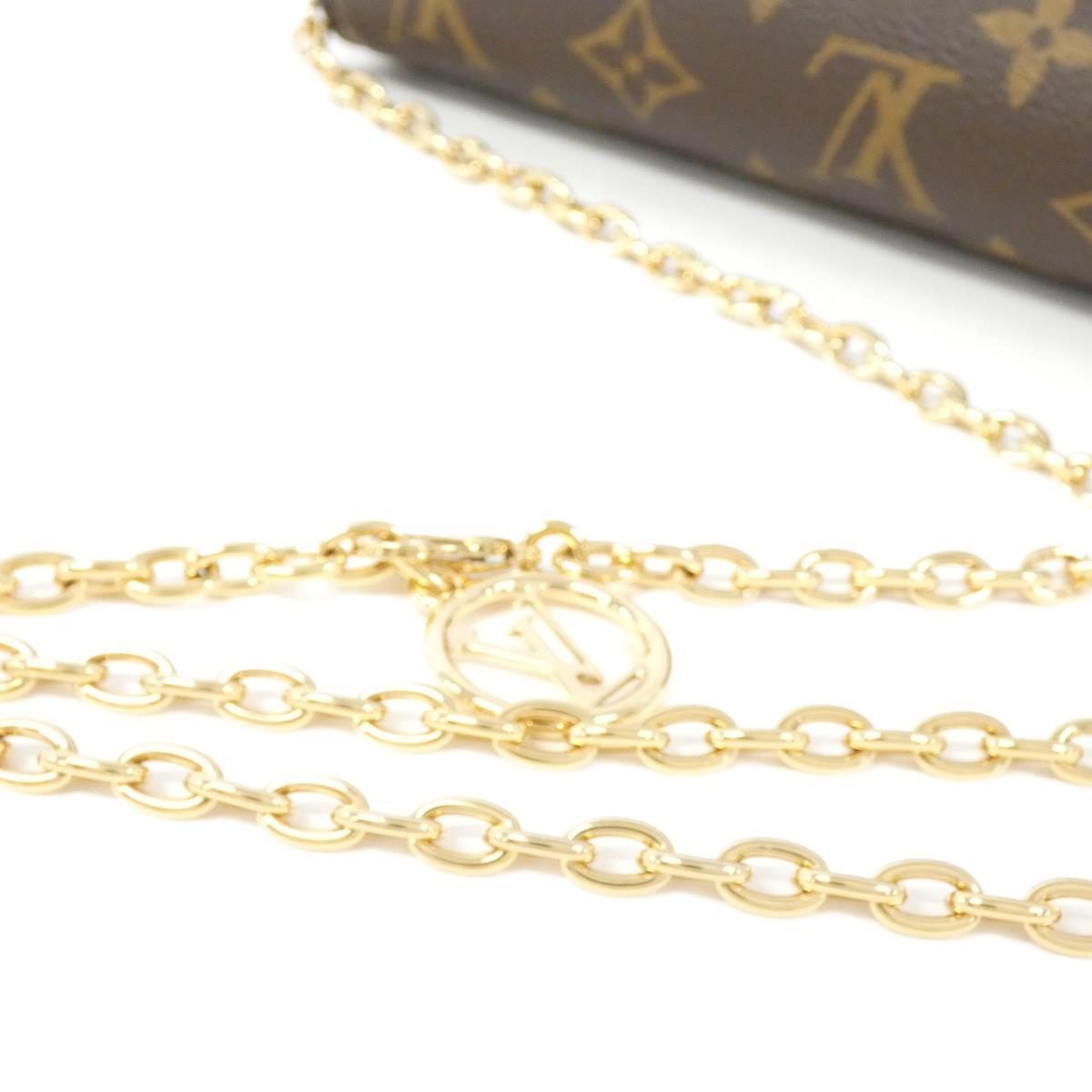 Louis Vuitton Monogram Wallet on Chain Lilly M82509 Bag