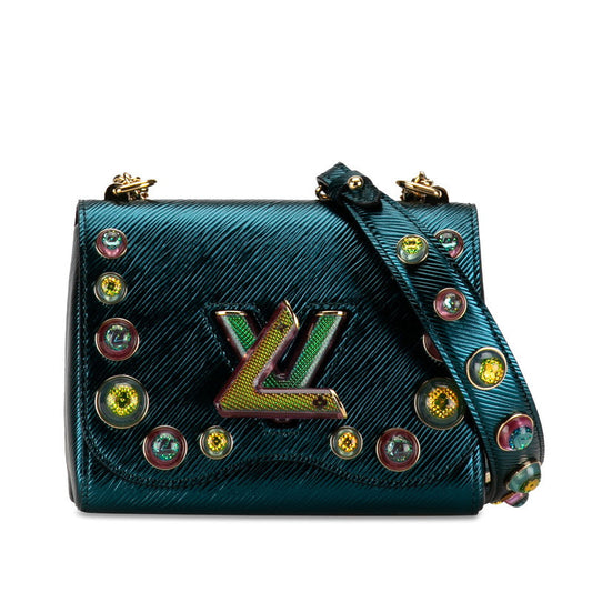 Louis Vuitton Epi Twist PM Stands Chain Shoulder Bag M53092 Green Multicolor Leather  Louis Vuitton