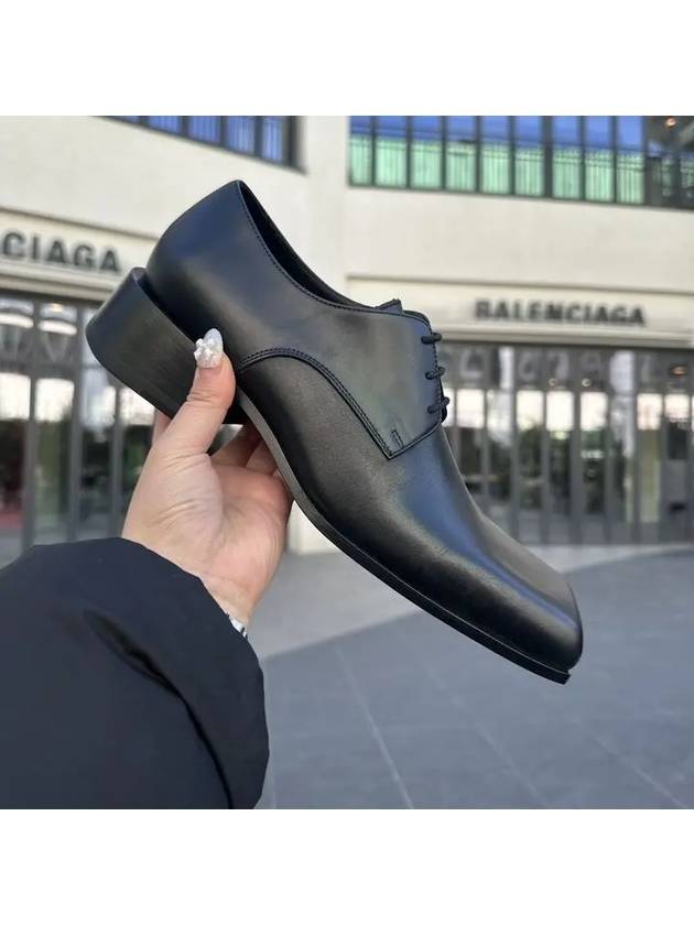 Luxury Balenciaga  Work Lace-Up Derby Black