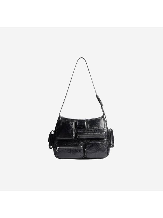Luxury Balenciaga  Super Busy Messenger Bag Black