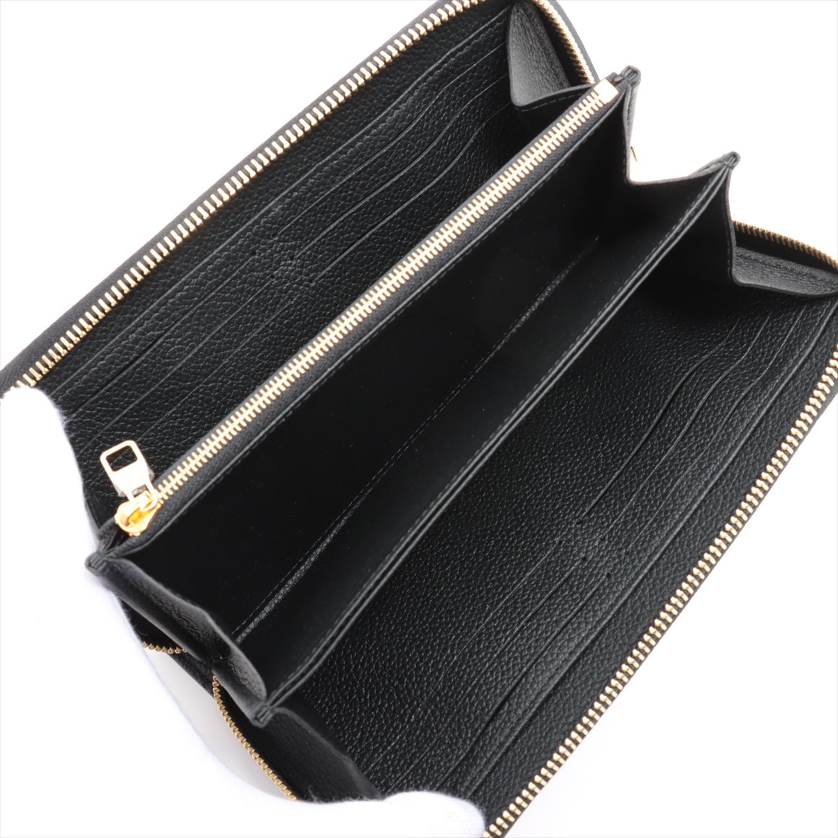 Louis Vuitton Implant Zippy Wallet M61864 Noir Round Zipper Wallet