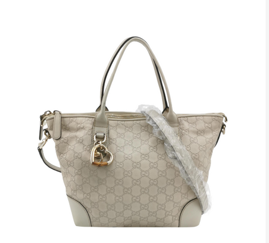 Gucci two-way Bag white