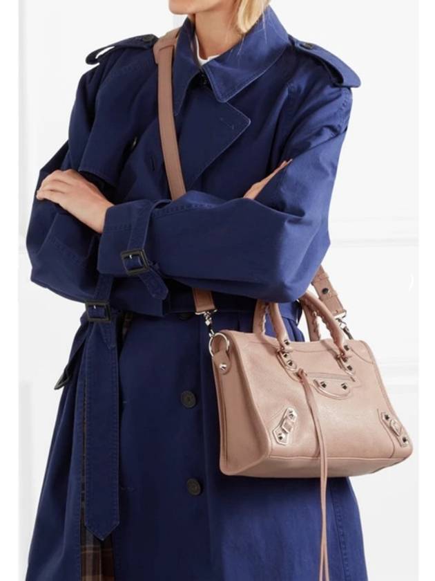 Luxury Balenciaga  Metallic Edge Mini City Tote Bag Pink