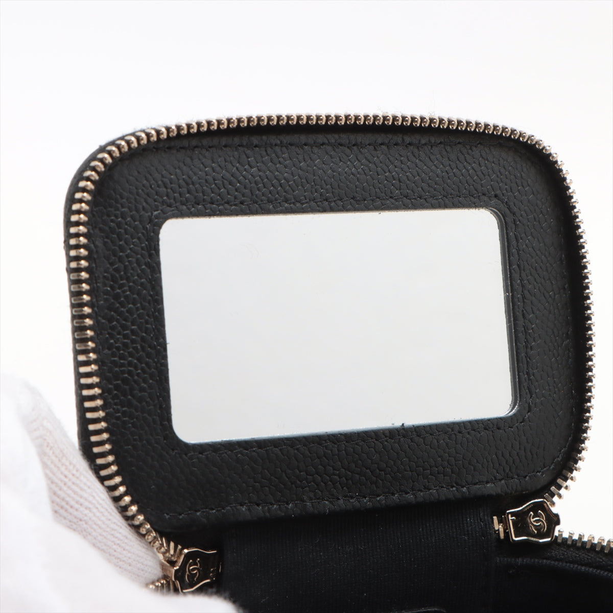 Chanel Matrasse Caviar S Chain Shoulder Bag Vanity Black G  31st
