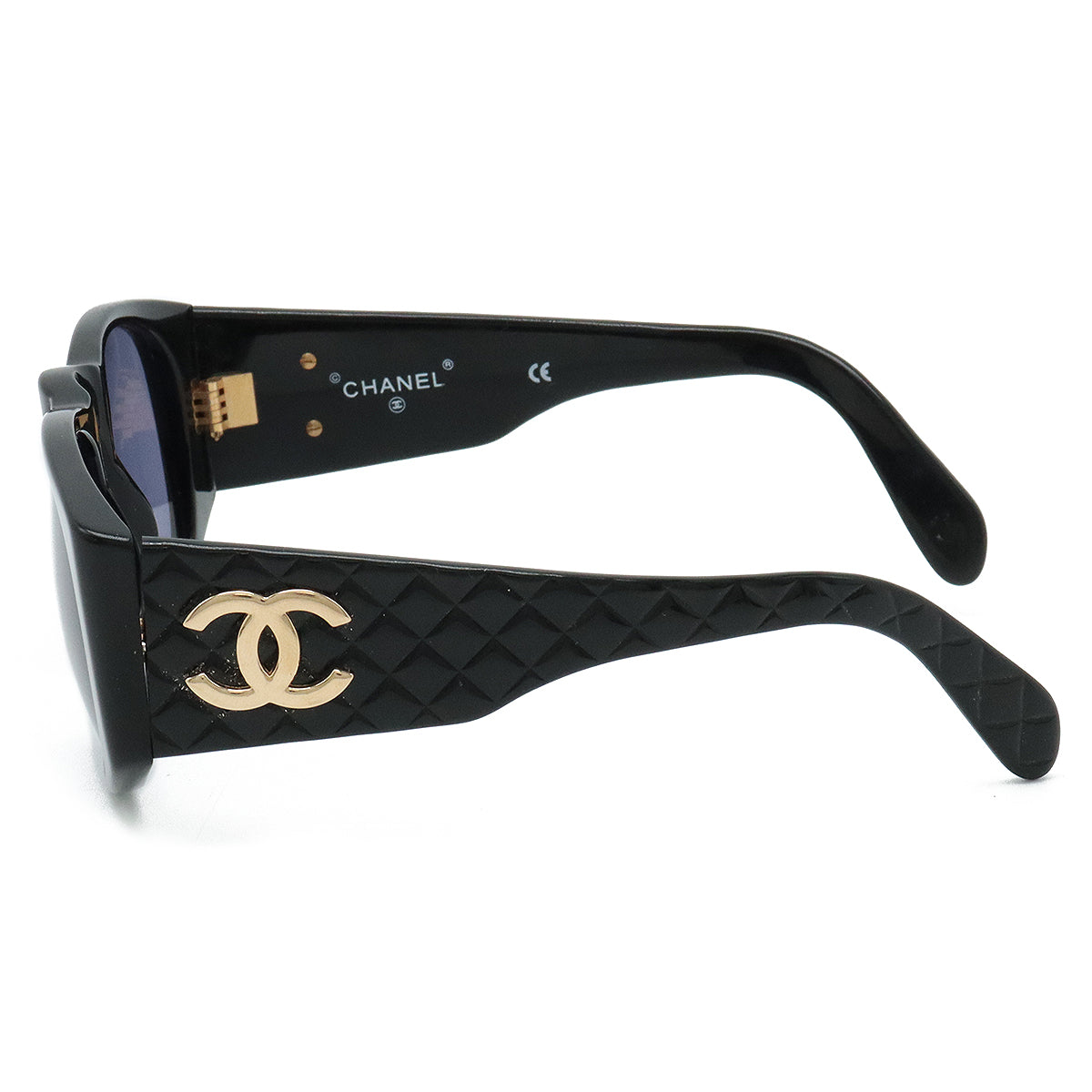 Chanel Chanel Mattress Cocomark Sunscreen Blue Morocco Blue Black Black Gold  01450