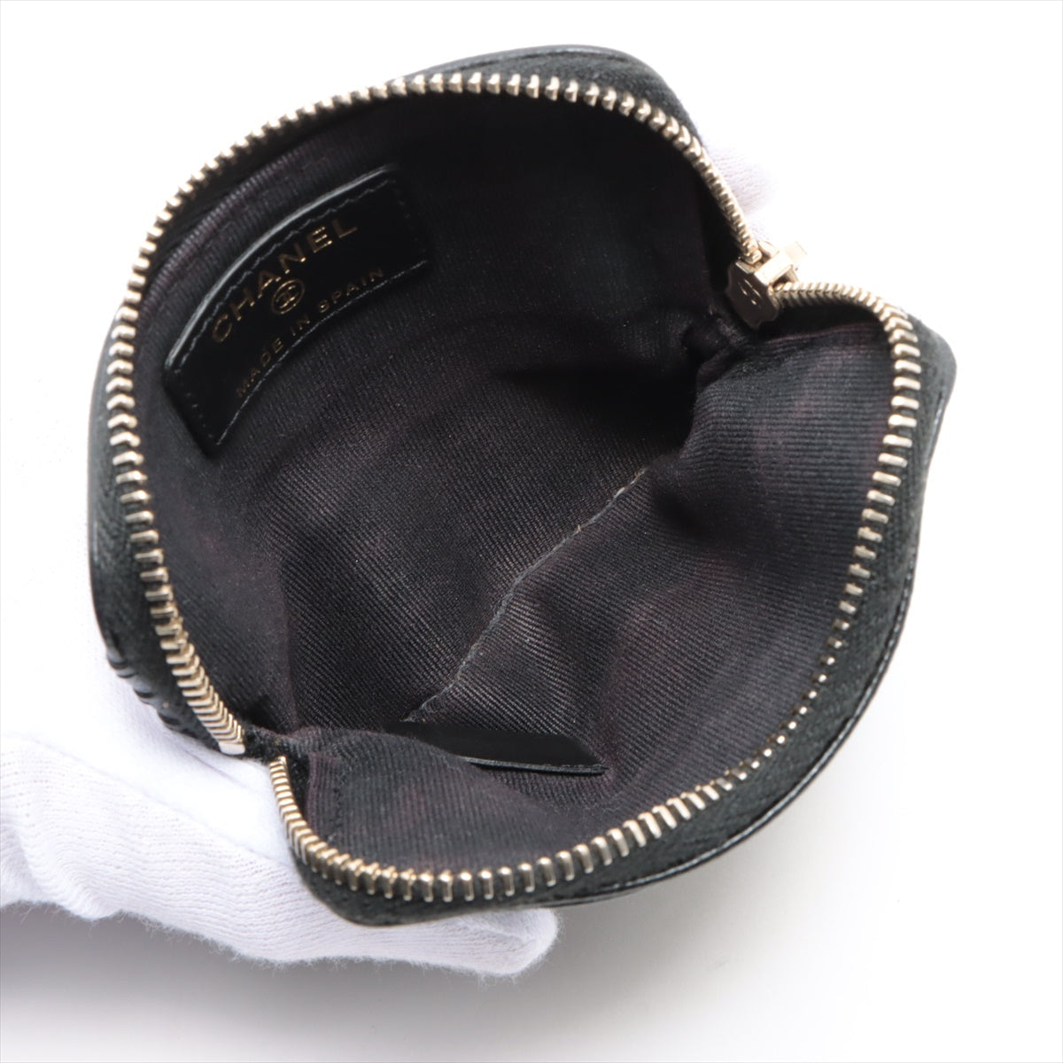 Chanel Matrasse Caviar S Coin Case Black G  32rd