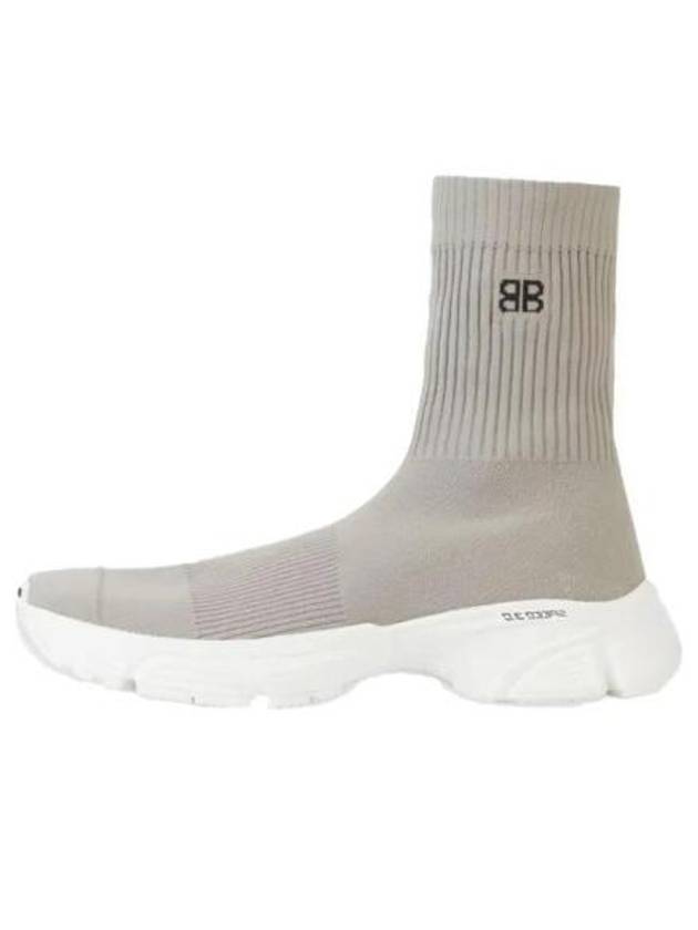 Luxury Balenciaga  Speedrunner 30 Recycled Knit High Top Sneakers Grey