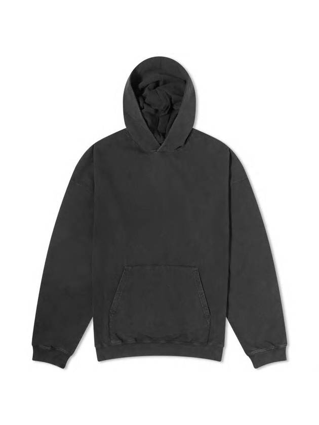 Luxury Balenciaga  Back Logo Hooded Top Black