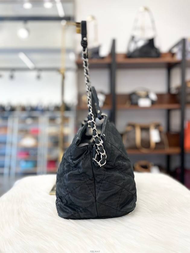 Daol Sangin Branch COCO logo quilted tote and shoulder bag 16th A67041 Status A Chanel