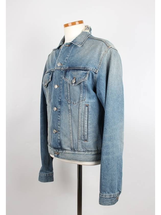 Luxury Balenciaga  BB logo denim jacket 48