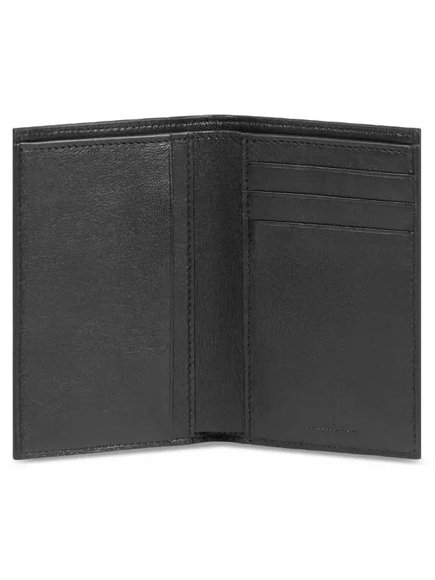 Luxury Balenciaga  Cash Vertical Half Wallet Black