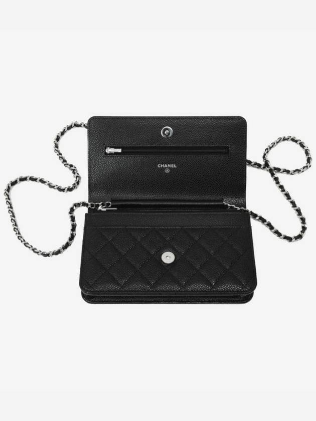 Classic woc black silver caviar skin AP0250 Chanel