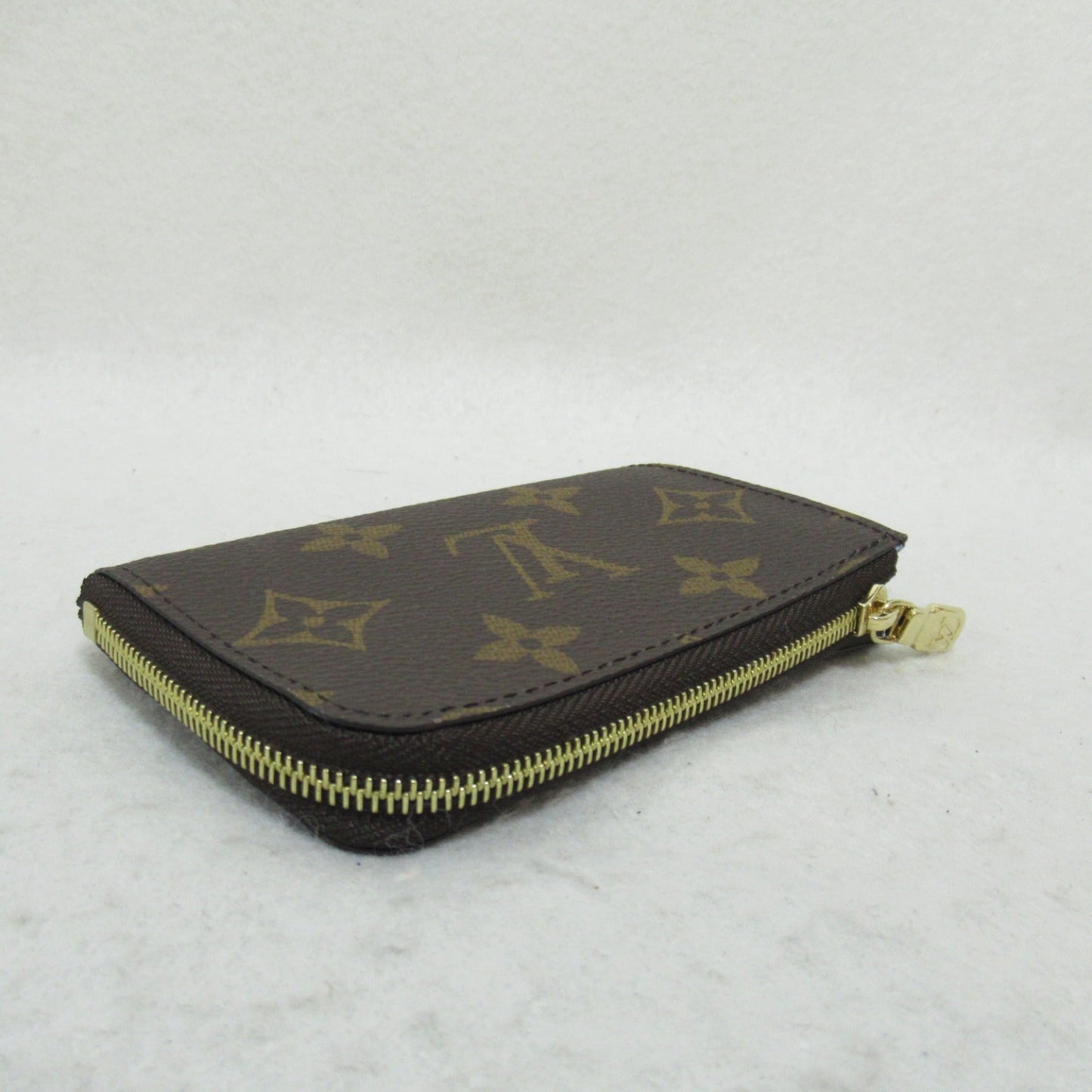 Louis Vuitton Porte Claire ah Key & Coin Case Wallet PVC Coated Canvas Monogram   Brown / Blue / Orange Blue M83612