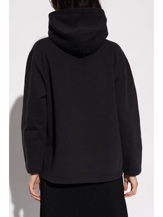 Luxury Balenciaga  Simpsons Print Hoodie Black