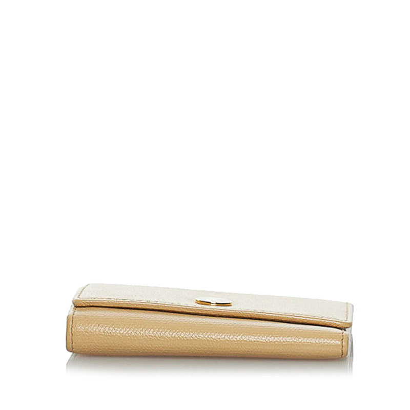 Chanel 6 eries Keycase Beige Leather  Chanel