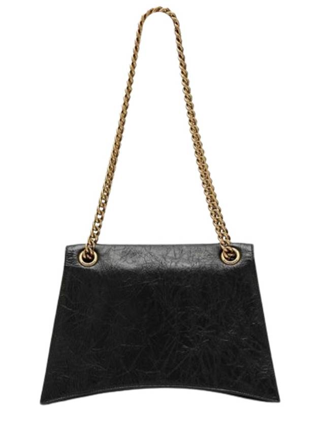 Luxury Balenciaga  Crush Medium Shoulder Bag Black