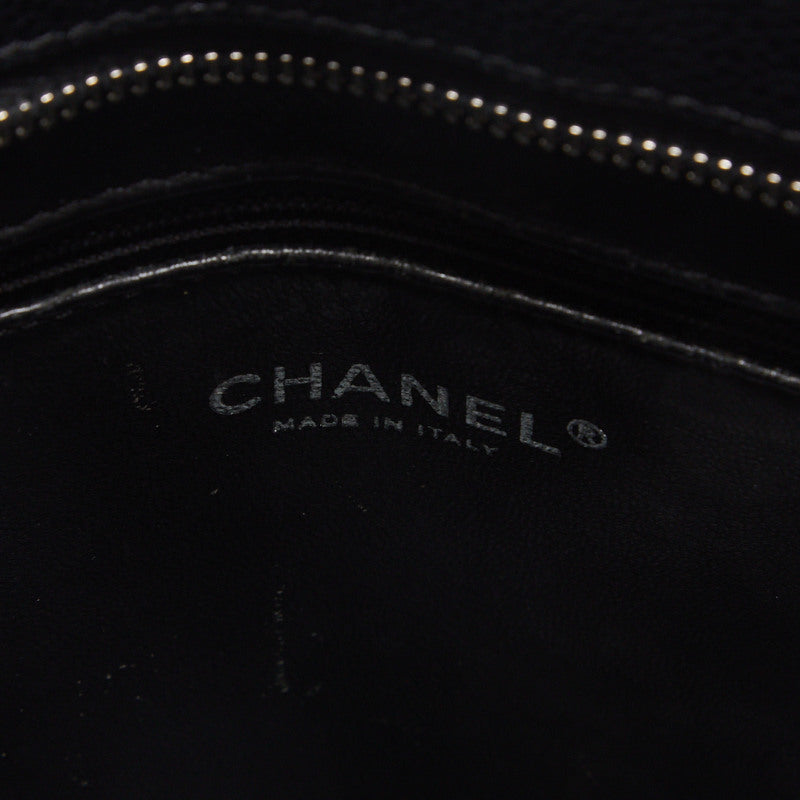 Chanel Matrasse ed Tote Caviar S Black (Silver G ) 's Bag Lady's Start Bag Tote Bag Hybrid 【 Ship】 Khao Yamamoto Online
