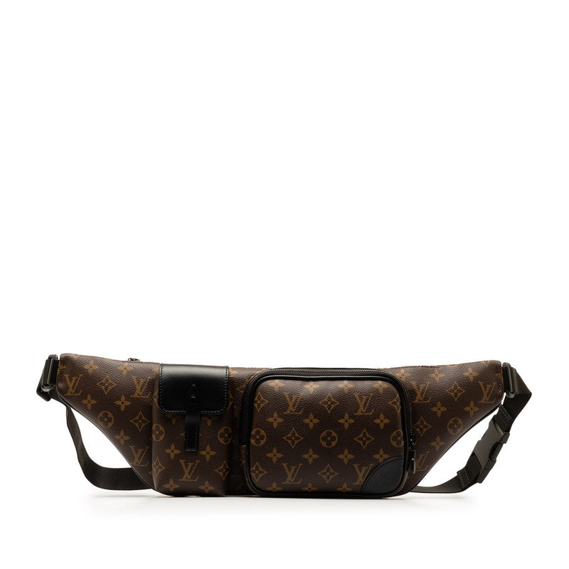 Louis Vuitton Monogram MacArthur Christopher Bumper Bag Body Bag M45337 Brown Black PVC Leather Men LOUIS VUITTON