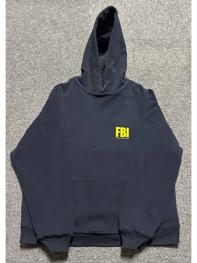 Luxury Balenciaga  FBI Tiger Logo Reversible Hoodie 110
