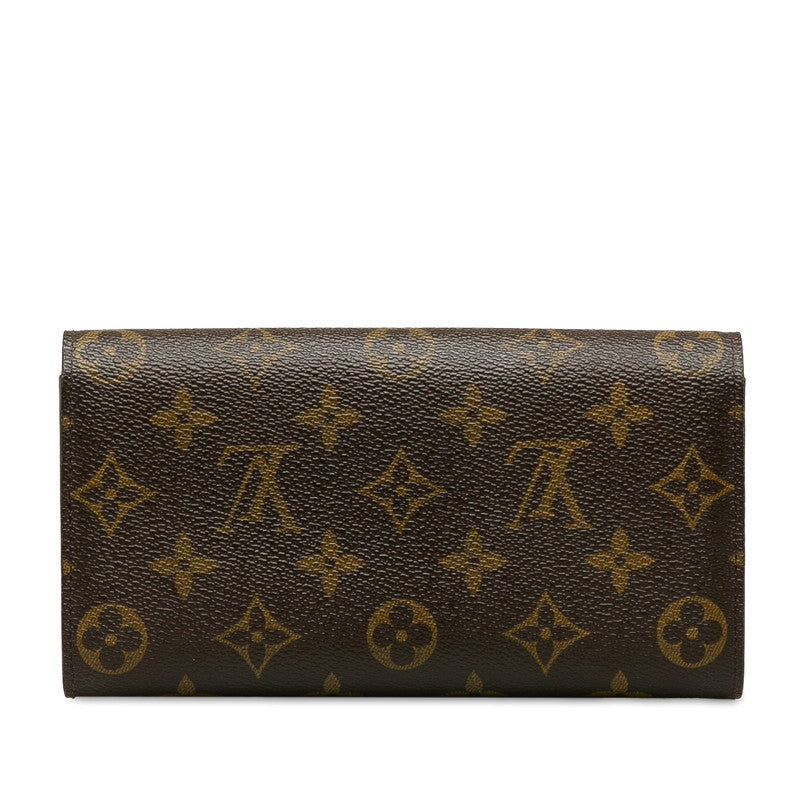 Louis Vuitton Monogram M61726 Long Wallet PVC/Leather Brown
